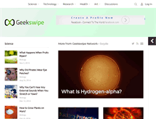 Tablet Screenshot of geekswipe.net